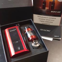 Brand new, unused in original packaging, Smok GSX 4 kit. Dual mod box, can be used with 2 or 4 batteries. Batteries are not included. Cash on collection from Bradford. £40. Any questions please ask.