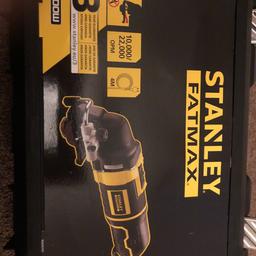 For sale brand new in the box Stanley fat max oscillating tool ideal for sanding,cutting wooden materials,plastic,non ferrous materials and for fastening elements