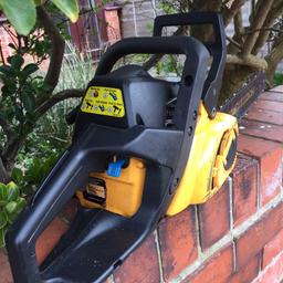 2 stroke petrol chainsaw, in good but used condition recently serviced and rebuilt ready for work, 18” chain,,