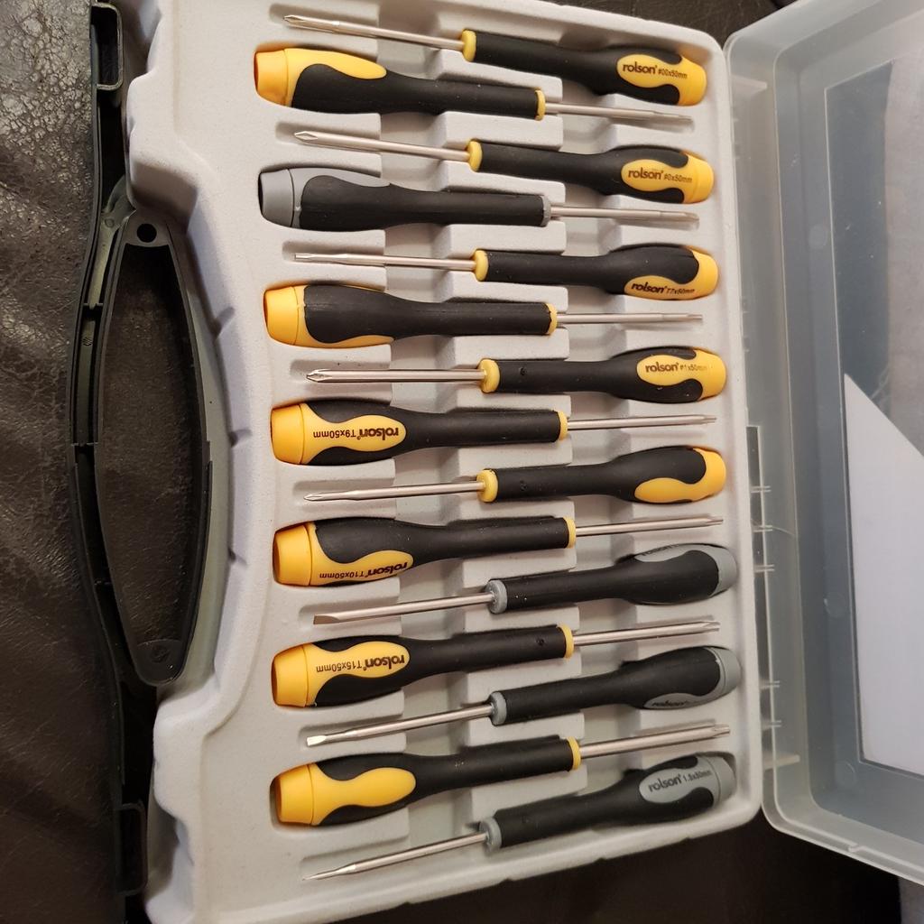 rolson 15 piece screwdriver precision set in NN1 Northampton für 8,00