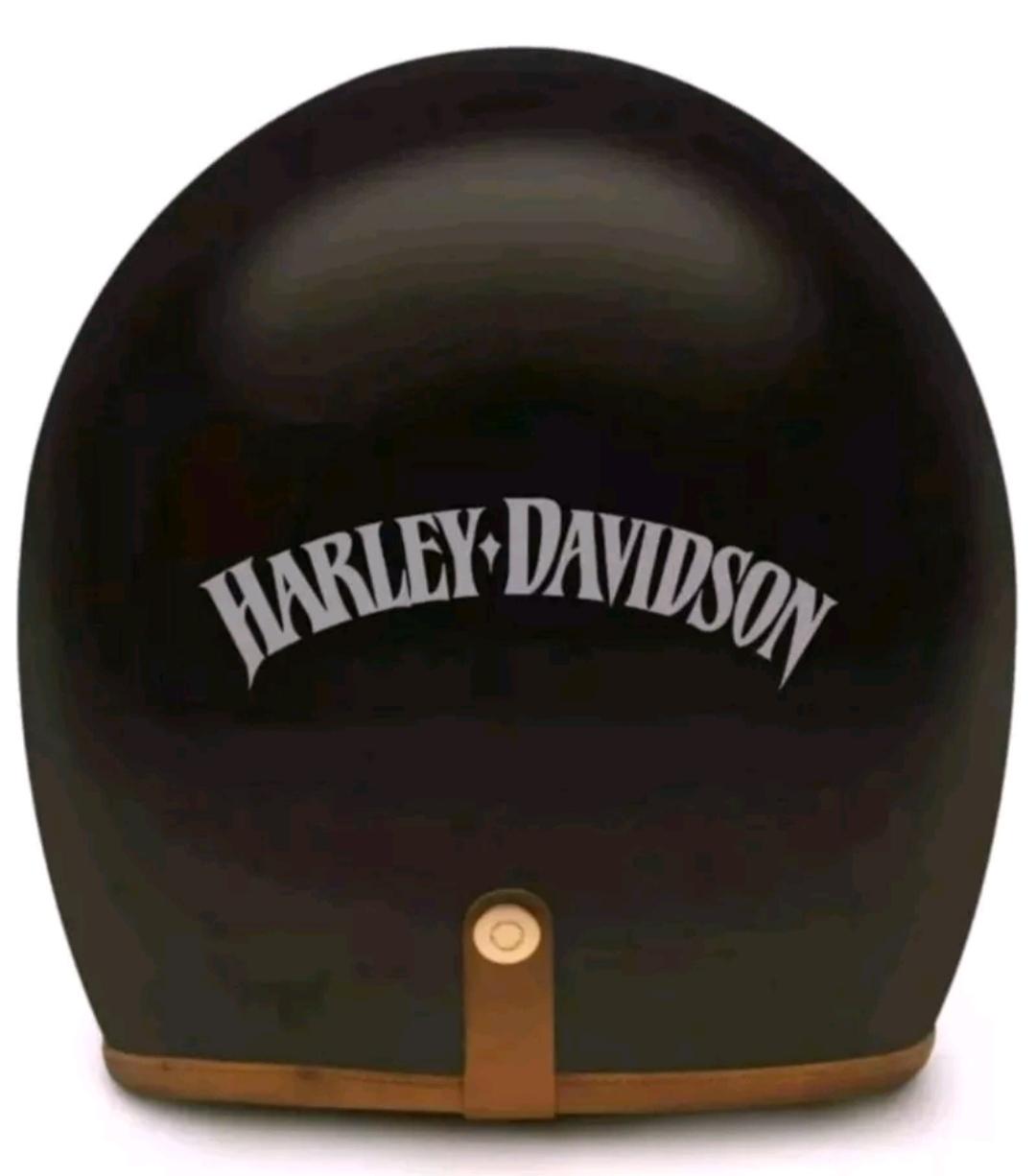 Reflektierende Aufkleber Für Harley-Davidson Helm – Old Orange Design, Ca. 8 X 8 Cm