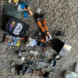 Mixture of items including two Kenner figures