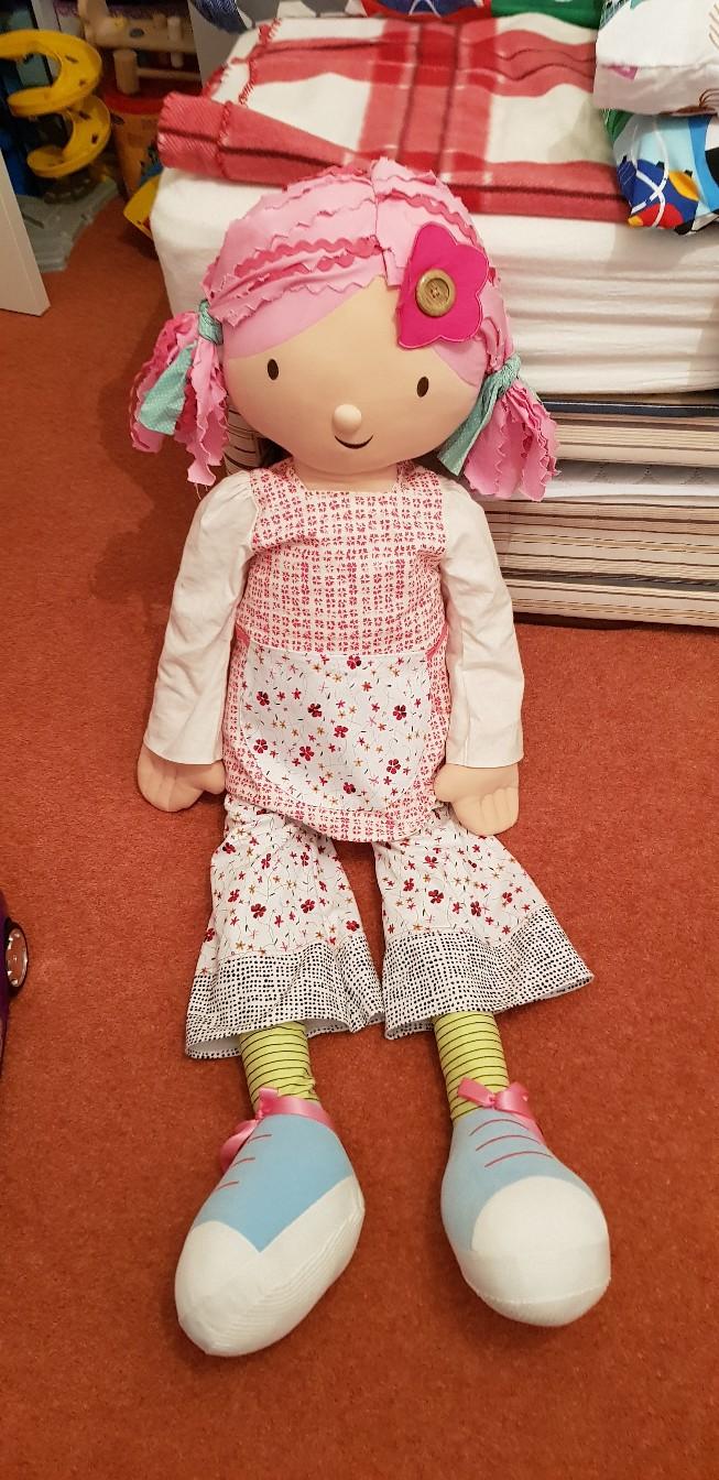 HUGE M S Emily Button Rag doll 30 in BB11 Burnley for 30.00 for sale Shpock