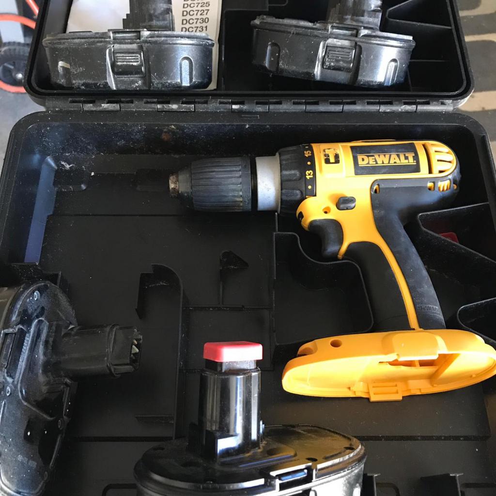 DeWALT 18V Cordless Drill+Case+4 Batteries in CA5 Allerdale for £70.00
