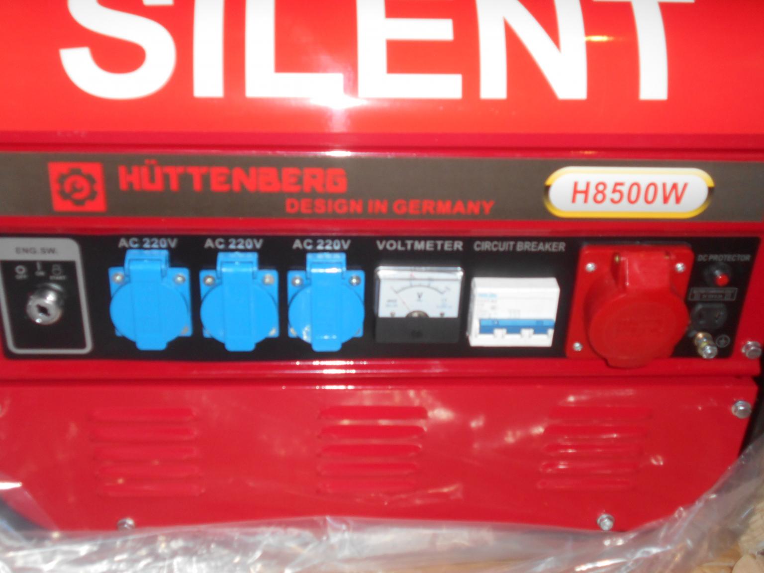 HUTTENBERG H8500W 50HZ PETROL GENERATOR NEW in WV15 Bridgnorth for £190