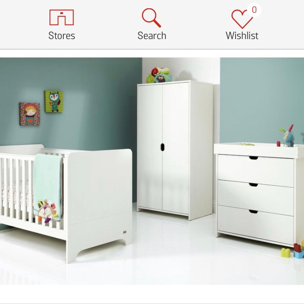 Mamas & Papas Rocco 3 Piece Set White in TW16 Spelthorne für £ 250,00