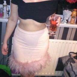 Pink Fluffy skirt. Size 10. Originally from Missguided