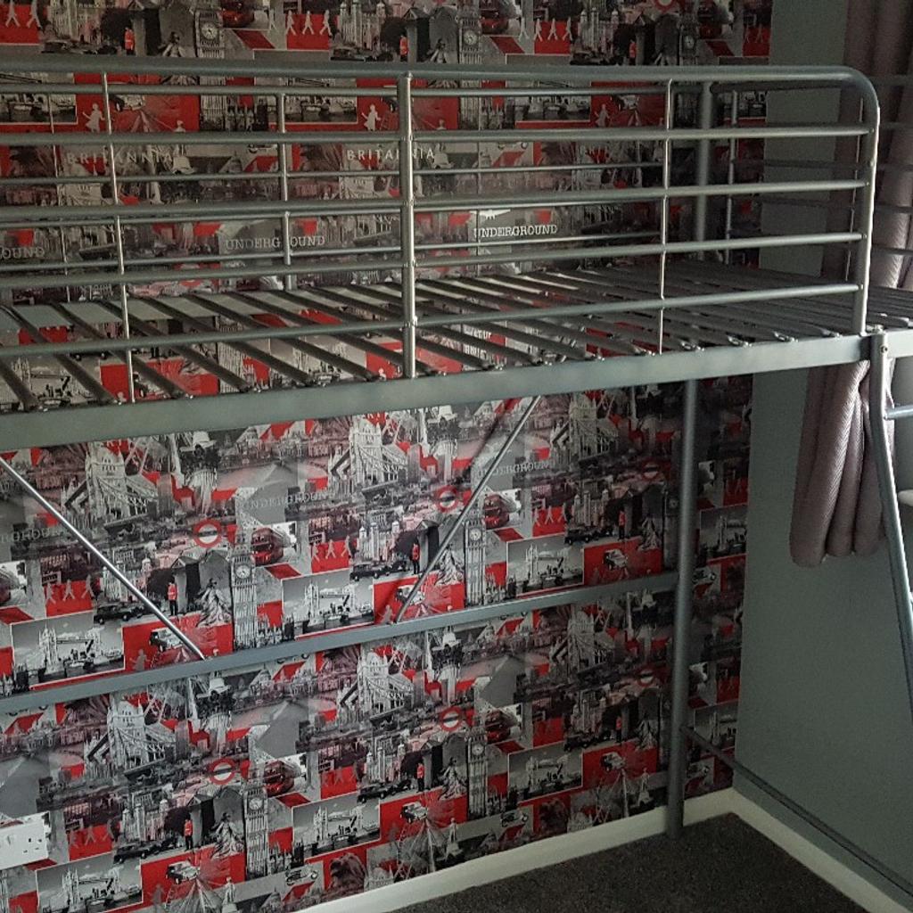 Metal high sleeper bed in North West Leicestershire für 25,00 £ zum Verkauf Shpock DE