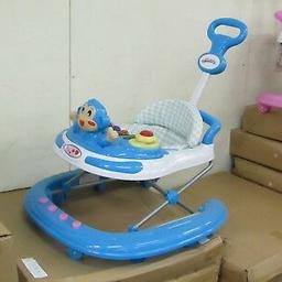 You're looking at brand new blue monkey theme baby walker with light and sound activities for play. Easy push handle for adult. I am selling new item in box. Thanks for looking