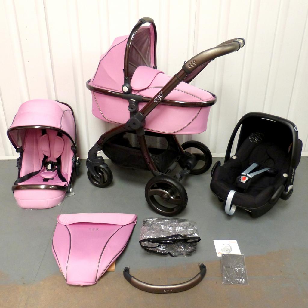 Pink egg shop travel system