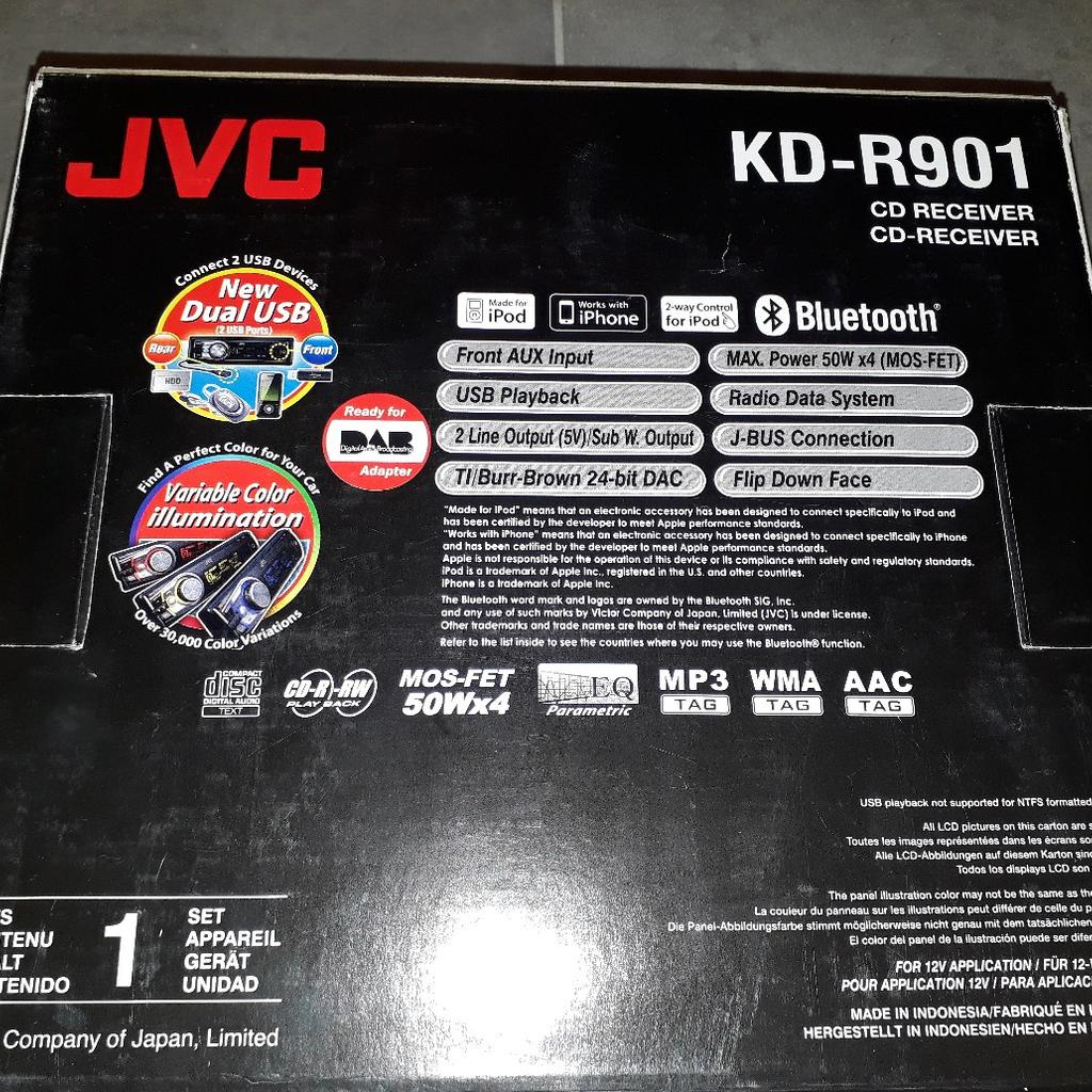 JVC Autoradio mit 12fach CD-Wechsler in 6122 Fritzens für 40,00