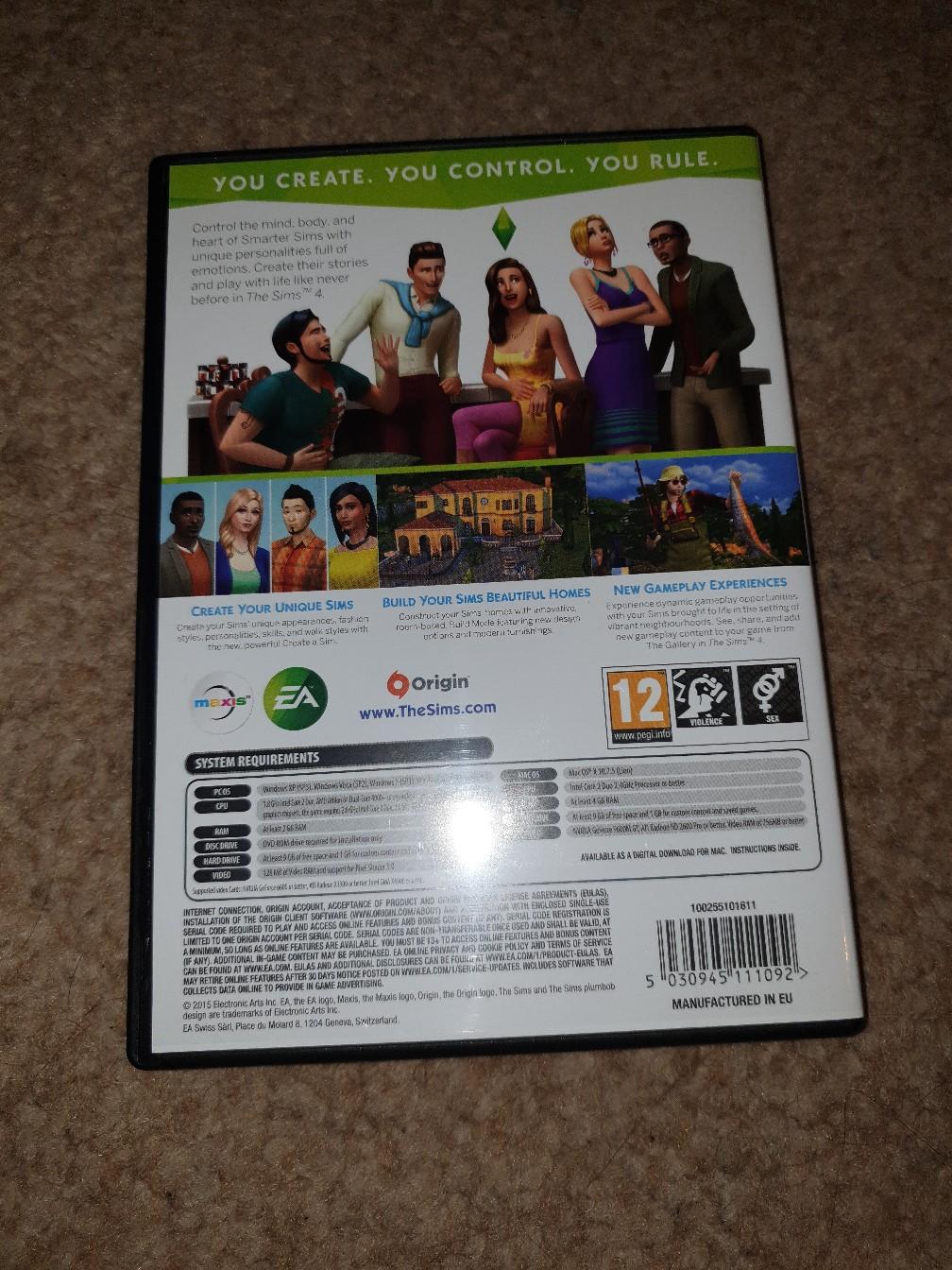 The Sims 4 PC Game in SE26 London Borough of Lewisham for £5.00 for