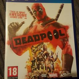 Deadpool Ps4 great condition only. PayPal only P&P included.