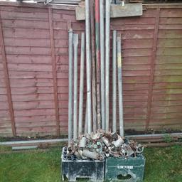 scaffold poles and clips more than shown in pictures . Buyer to collect .Any reasonable offer.
