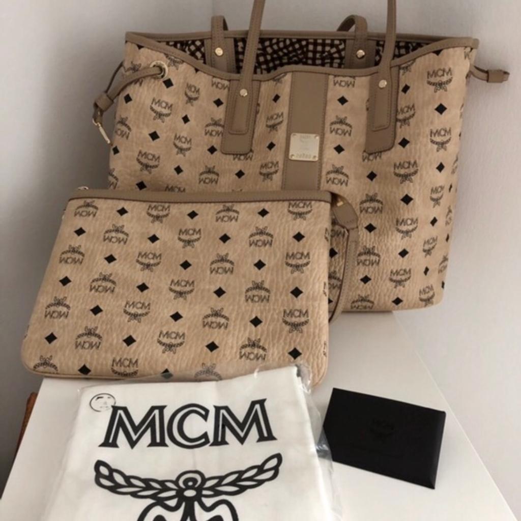 Mcm Umhängetaschen Mcm Tasche Beige Sale Mcm Taschen Shopper Sale