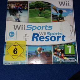 Wii Sports + Wii Sports Resort
Ist im super Zustand :)
