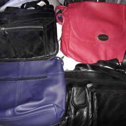 Job lot 2 Ladies Hand Bags have various different colours Black, Red, Brown, Blue, White,Pink, can also sell separately if any one wants only one have about 20 pieces