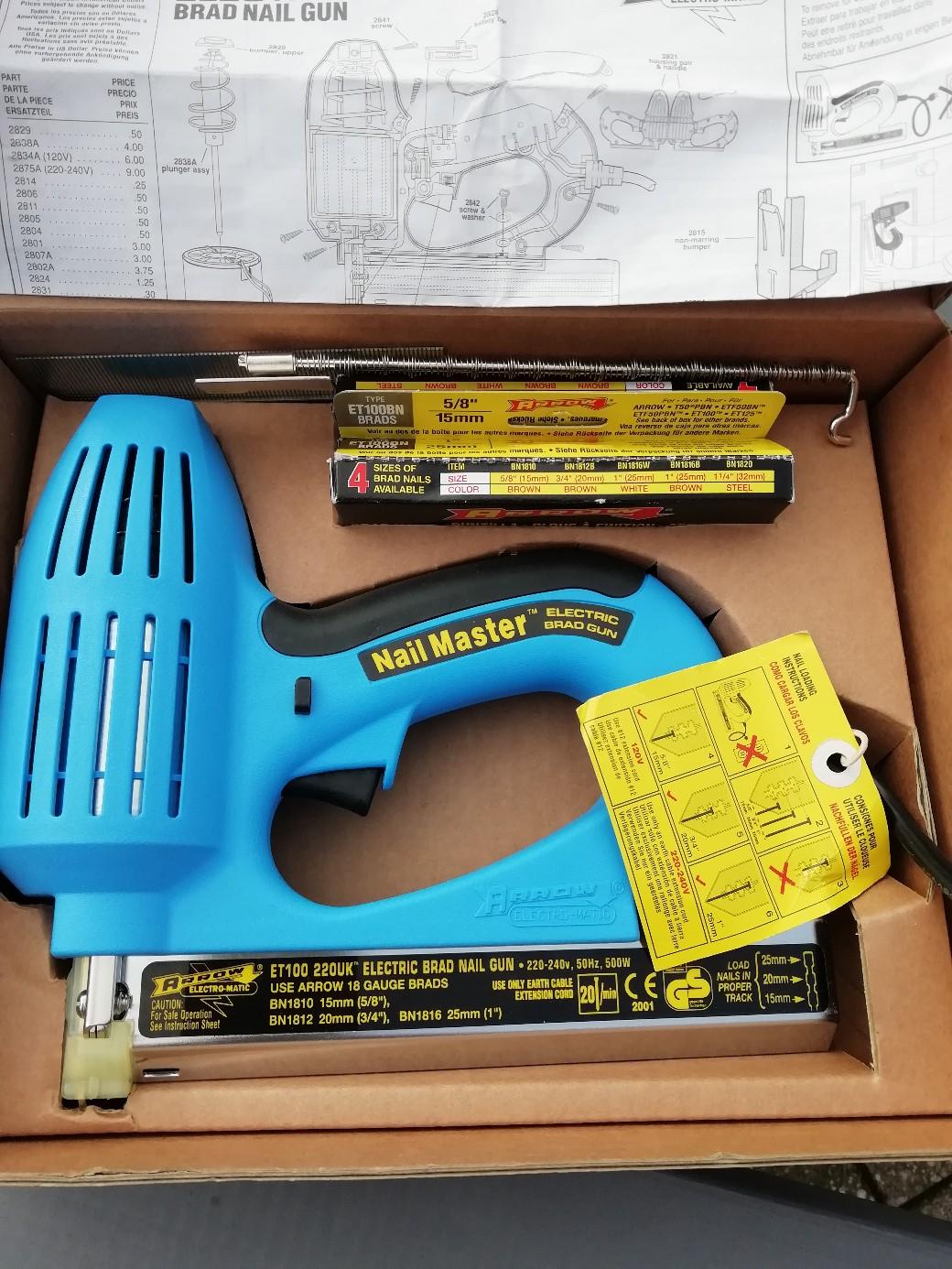 ET100 Nailmaster Electric Brad Nail Gun in DN4 Doncaster for £25.00 for