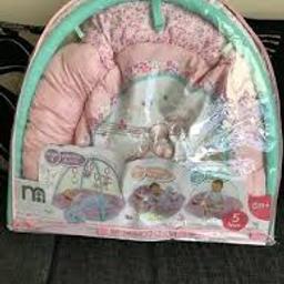 excellent condition baby playmat from mother care my little garden range.
used a handful of tines at grandparents but comes in wrapper with all the original toys.