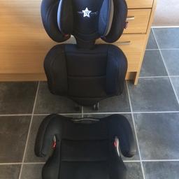 Two stage car seat which can be used as a high back or split as a booster. 

Very well padded with additional padding on the head

Great conditions, collection only from West Bletchley.