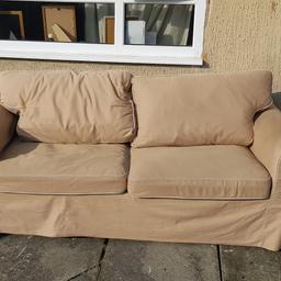 Ikea 2 seater sofa bed good used condition removable covers for washing
actual bed part only used twice for visitors.
COLLECTION ONLY.. 
Will need collecting asap as out side now.
£45.00 ono