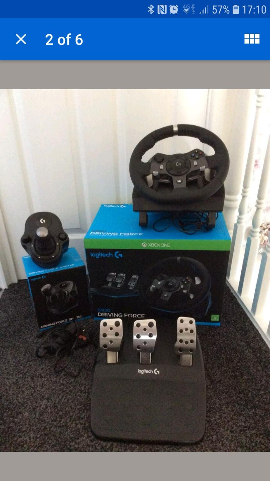 xbox one Logitech g920 steering wheel in RG24 Deane für £ 130,00 zum Verkauf Shpock AT