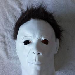 Genuine 1978 model Michael myers Halloween mask, latex, worn once (last Halloween 😂)
Perfect condition, brown hair not black... Looks black in photo but it's brown,
 15£
Would make a great ornament to a fan of the franchise but I keep it in a box with padding to keep the shape,
from a smoke free and pet free home....
Possible to post if buyer pays postage,
Able to deliver locally for small added petrol fee or buyer can collect ☺