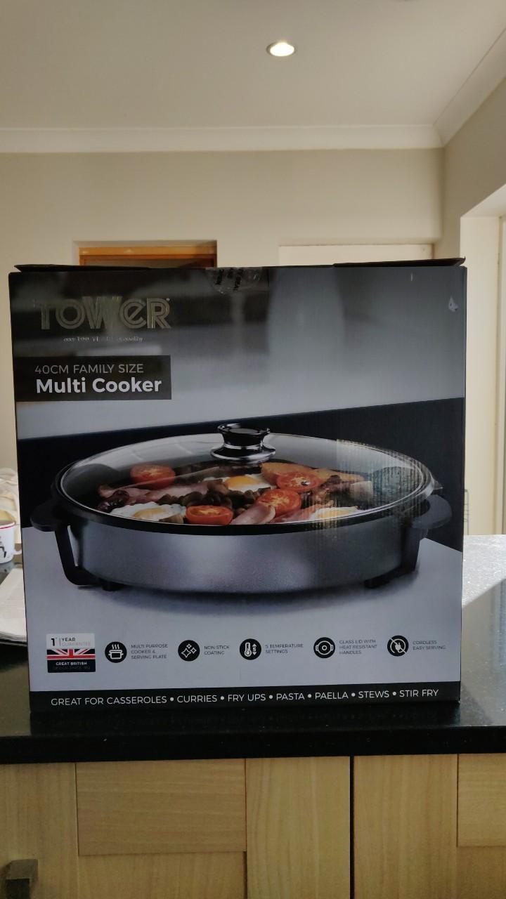 Tower 40cm multi online cooker