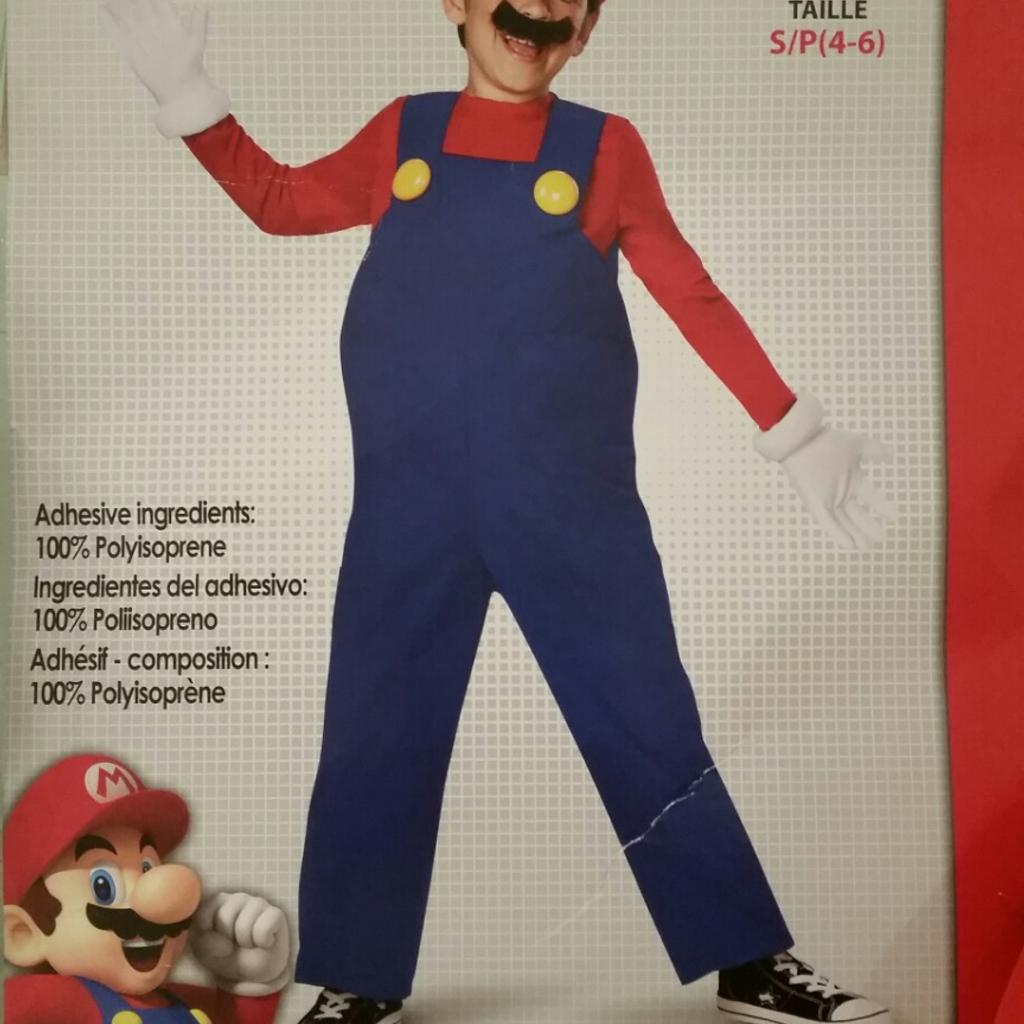 Vestito Carnevale Bimbo 5-8 anni Super Mario in 20823 Lentate sul