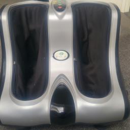 PureMate Shiatsu Kneading Rolling Foot Ankle Calf and Legs Massager with Heating and Vibration Function.

In excelent condition. used only a few times as it sorted leg problems instantley.

 Inner cloth removable to wash.

Rrp £150