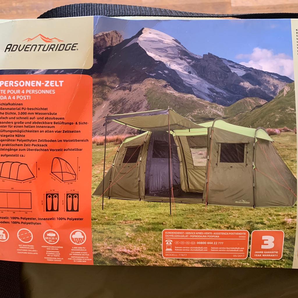 NEU!!! 4-Personen Zelt in 5440 Scheffau am Tennengebirge fr 95,00  zum  Verkauf | Shpock DE