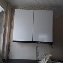 used kitchen units ideal for garage etc being removed middle of March some worktop also available. wall units base units set of drawers