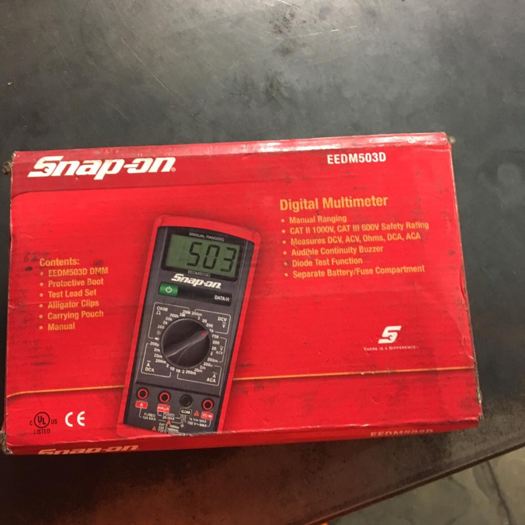 Snap on digital multimeter in RH6 Tandridge für 60,00 £ zum Verkauf
