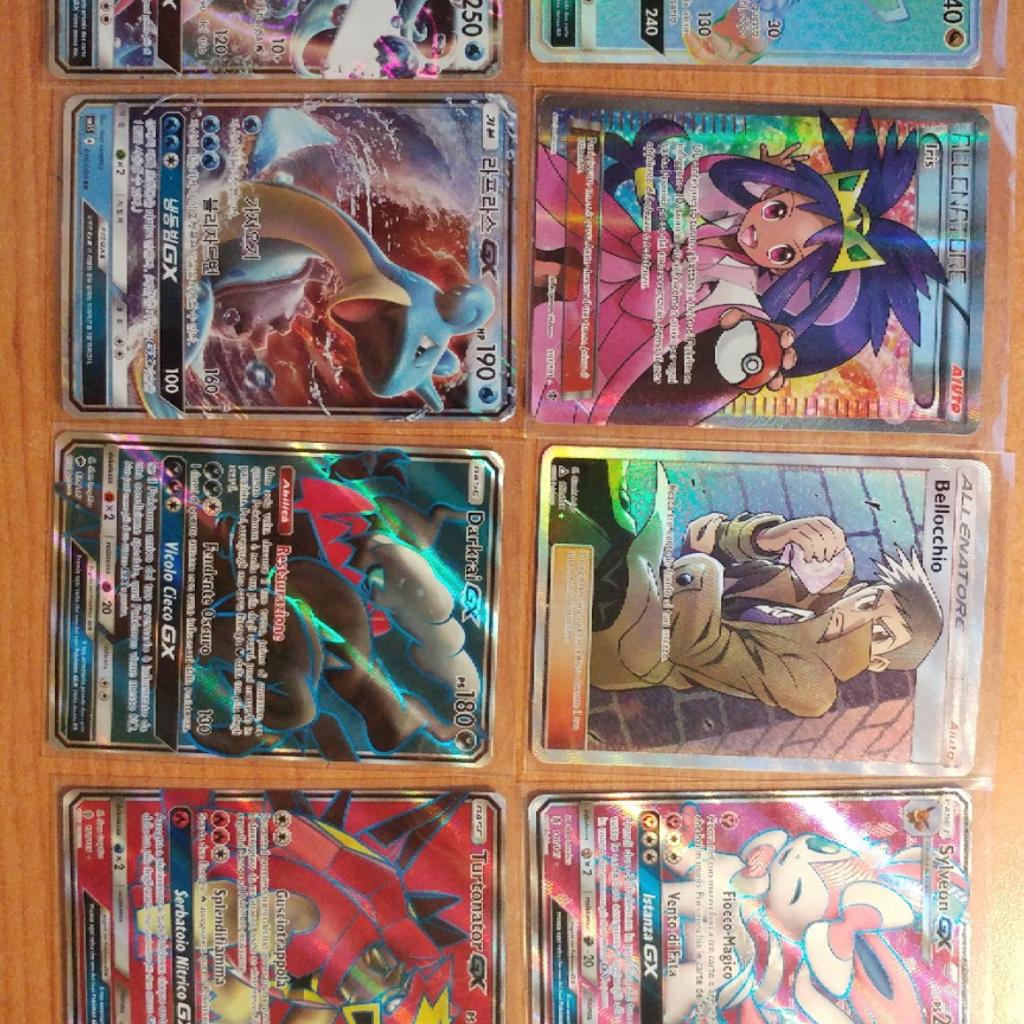 LOTTO 100 CARTE POKEMON - RARE - HOLO - V/VMAX - GX - FULL ART