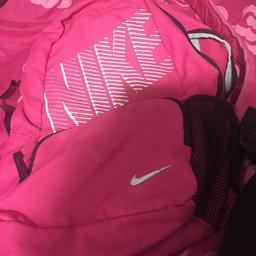 pink nikebackpack, used but still good condition