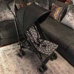 1 of 2 I am selling as I have twins

Bought originally in September to take on holiday instead of double pram. Used a few times since for family days out etc.

Great condition. Comes from smoke/pet free home.

Selling to make room for double buggy instead.

Includes rain cover however it is not the best quality. Due to boys kicking it has tore at the side (see pics), but it does the job.