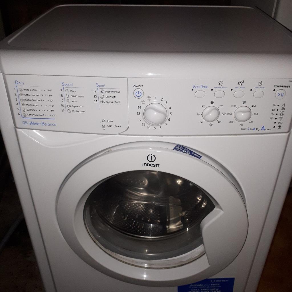 indesit washing machine iwc6125