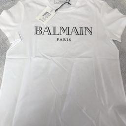 Brand new White M Balmain T shirt 

New SS19 stock 

Never been worn brand new and packaged.

I have loads of Balmain stock for sale all new brand new packaged up SS19 line.

Message me