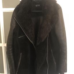 Lovely jacket - fake fur and leather 
Comfy