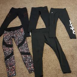 5 pair ladies keep fit bottoms. all as new no fading no marks. 'ADDIDAS/NEW LOOK/USA PROB. all with some sort of design. all sz 8-10.  will sell separately but would prefer to sell as a job lot.
non smoking pet free home Collection Eastwood Leigh on sea or post tracked £2.95 pay pal payment for this service