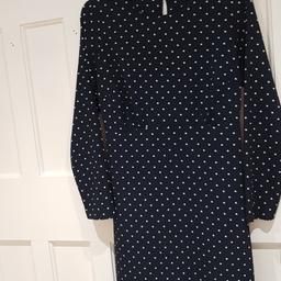 polka dot dress size 16 with tie back detail