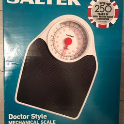Brand new Argos Salter doctor’s style mechanical scale.
(RRP £30)

Only fault is the box is damaged but the item is perfectly fine!

Preferably Collection but could also deliver after 7pm for little extra.