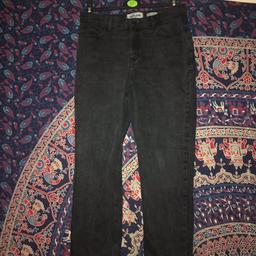 Lovely black high waisted jeans 
Size 12 
Hardly worn 
Perfect condition 
Open to offers