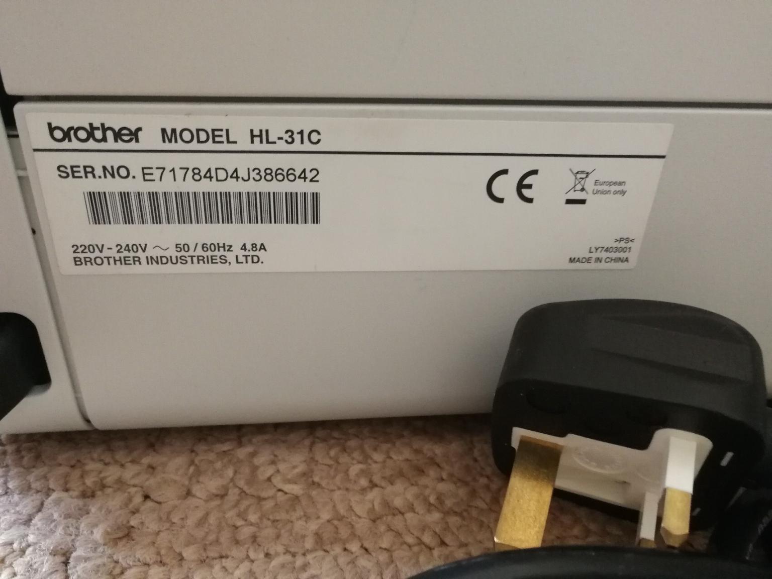 Brother Model HL-31C wireless Printer in L18 Liverpool for £25.00 for ...