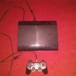 PS3 super slim console with 1 controller and long charge lead. All in full working order. Collection from Gillingham, Kent :)