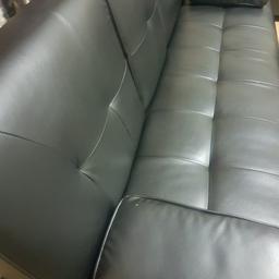 Dark Leather Sofa Bed in a very good condition. It's quite very easy to clean and fold. Can easily fit through the doors. You will never regret buying this.
Collection only from SE18
