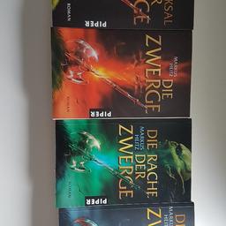 Ich verkaufe alle 4 Bücher der Fantasy Reihe "Die Zwerge" von Markus Heitz (auch einzeln erhältlich):
-Die Zwerge
-Die Rache der Zwerge
-Das Schicksal der Zwerge
-Der Krieg der Zwerge

Bei Fragen oder Interesse gerne melden!