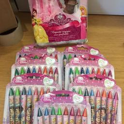 As per pic, new, sealed, 7 x jumbo crayons, 1 x large inflatable wand, kingsway £12 no offers