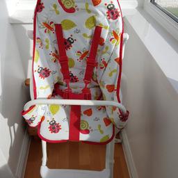High chair only used handful off times so in excellent condition collection aldridge