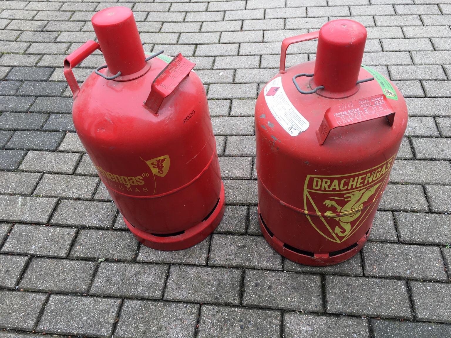 1 x Gasflasche von Drachengas in 32457 Porta Westfalica für € 15,00 zum  Verkauf